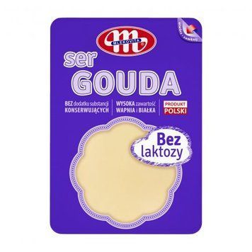 Нарізка Без лактози Гауда 150г Млековіта 5900512999814 фото