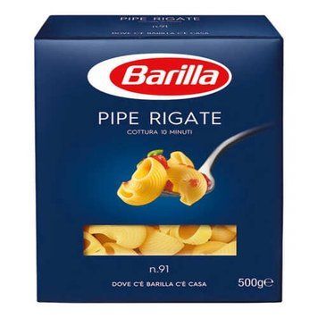 Макарони Barilla №91 Pipe Rigate 500г 8076802085912 фото