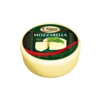 Моцарелла сир ТМ L'EXTRA 45% 0,5кг 000004949 фото