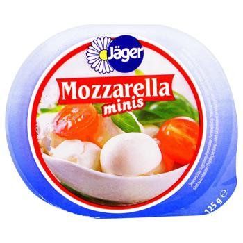 Моцарелла міні Jager 45% 125гр 4337185853722 фото
