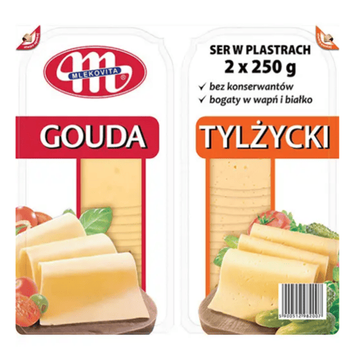 Нарізка Гауда+Тільзицький Млековіта  5900512994093 фото